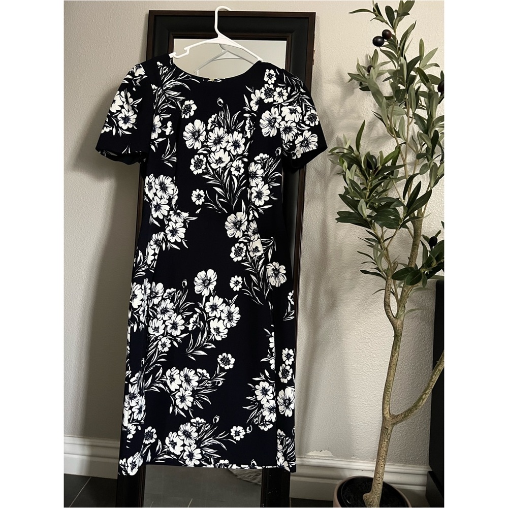 Calvin Klein Navy Floral Dress